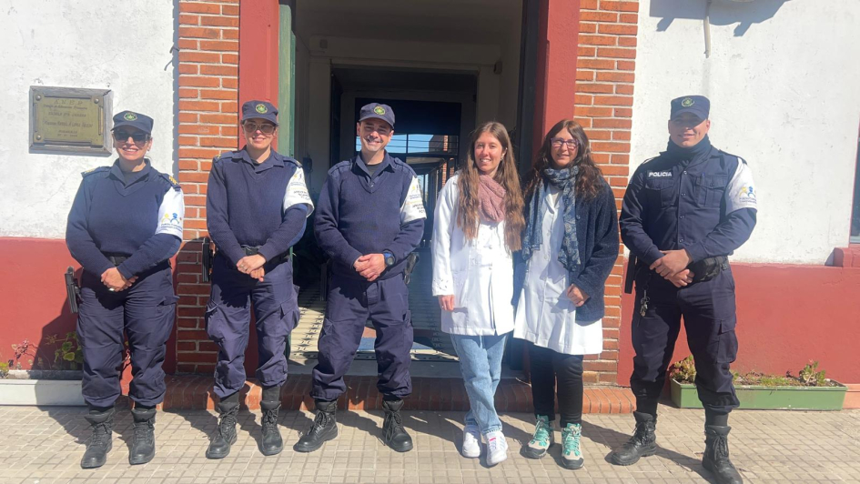 Equipo de PCOP Minas en escuelas rurales