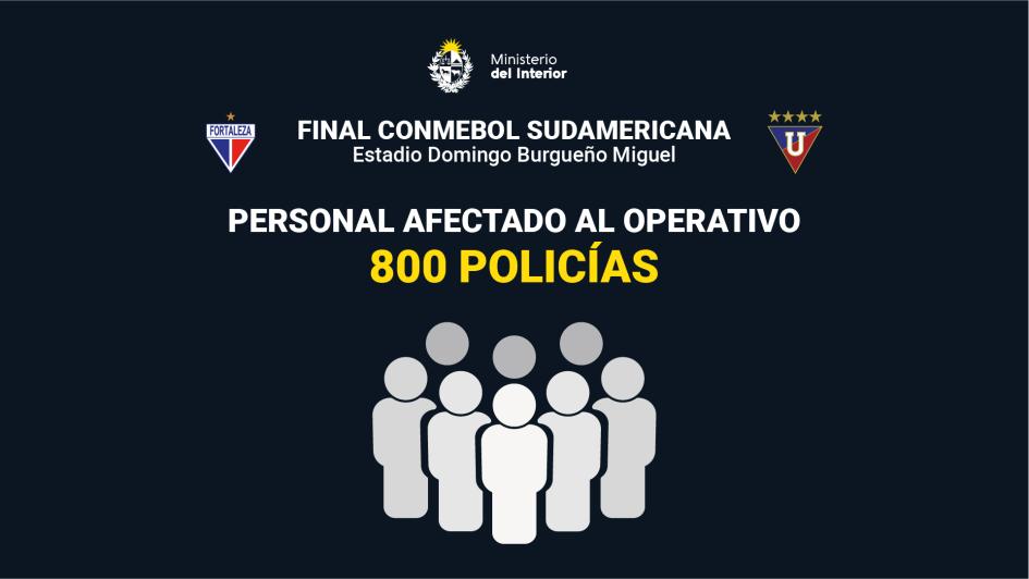 Cantidad de personal afectado al operativo. Cantidad de personal afectado al operativo.