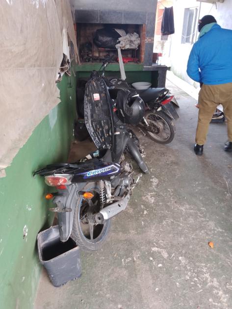 Motocicleta incautada Motocicleta incautada