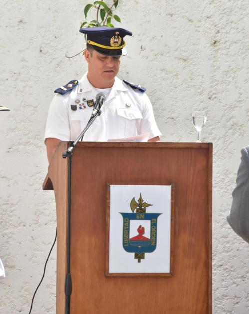 Discurso del Encargado de Seccional Primer Sub Comisario Diego López Discurso del Encargado de Seccional Primer Sub Comisario Diego López