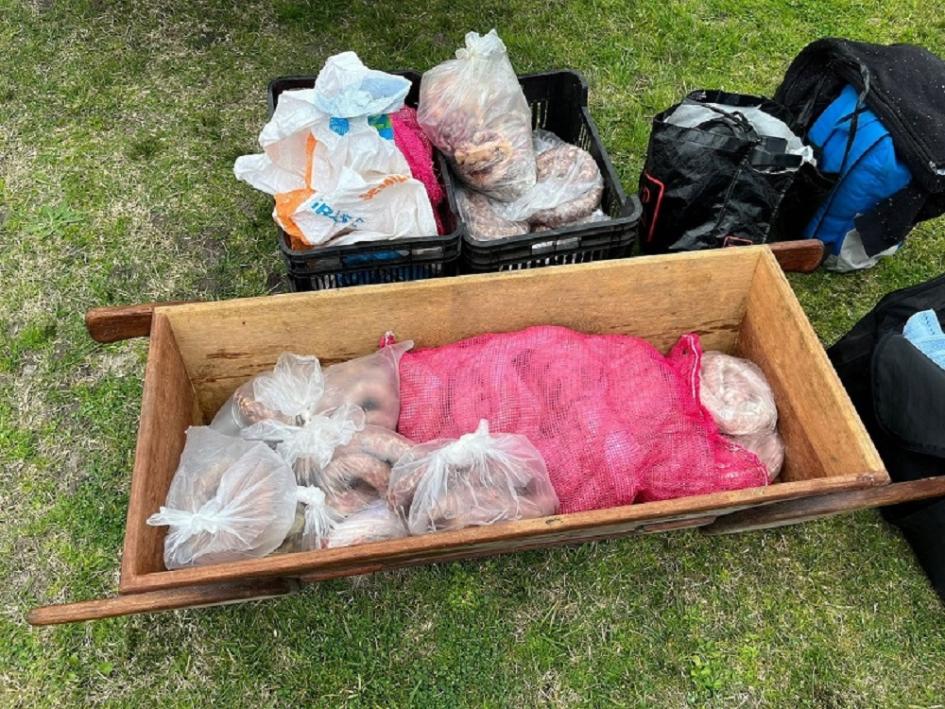 Carne producto de faena clandestina incautada Carne producto de faena clandestina incautada