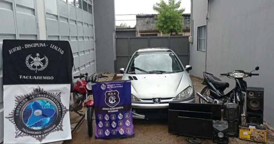Objetos incautados en operación Felino 2. Objetos incautados en operación Felino 2