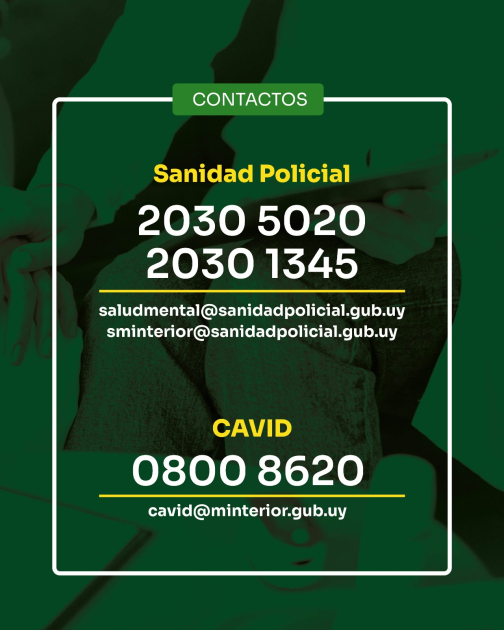 Contactos de Sanidad Policial y Cavid Contactos de Sanidad Policial y Cavid