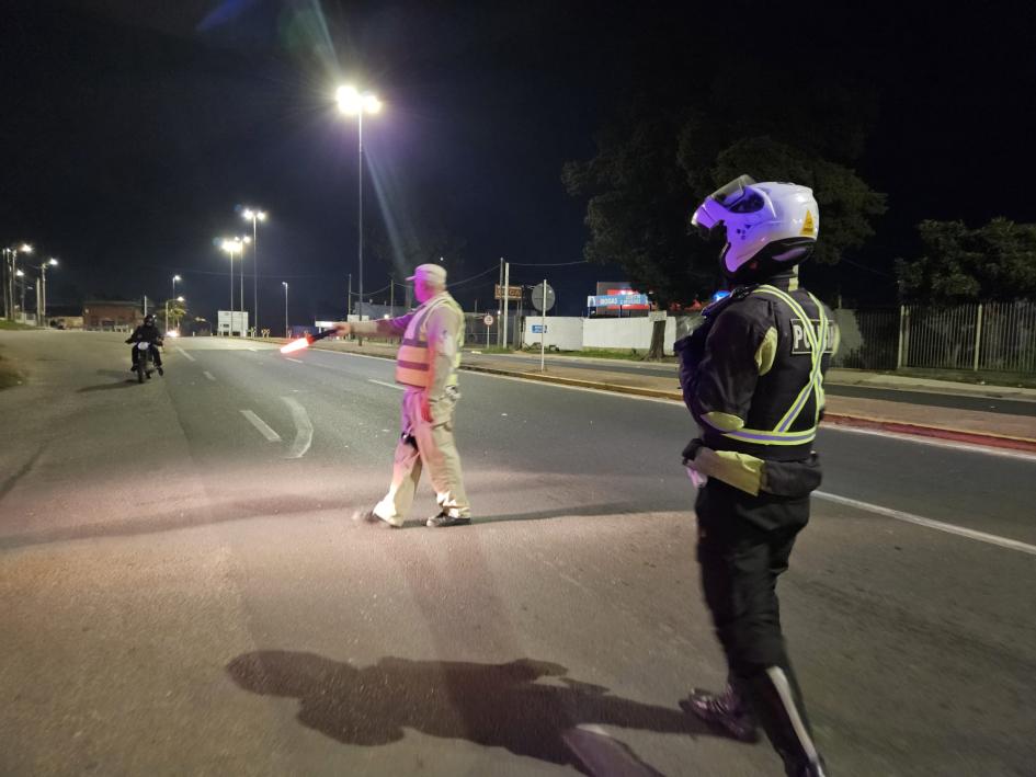 Operativo de control por picadas