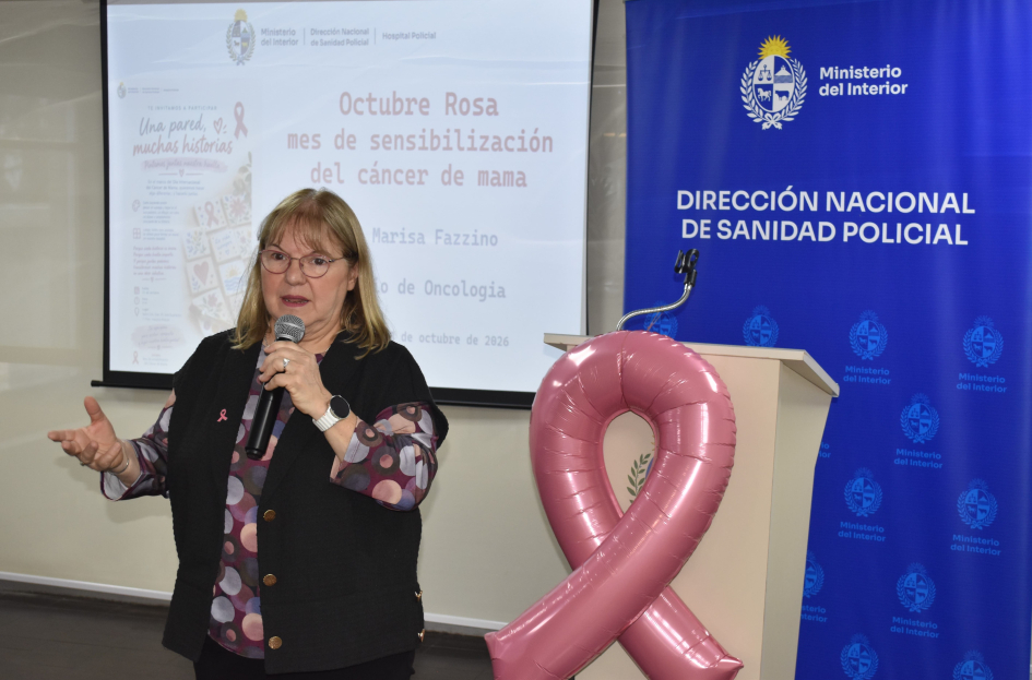 Directora del servicio de Oncología, Doctora Marisa Fazzino