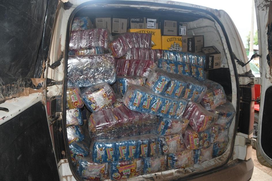 Mercadería de contrabando incautada Mercadería de contrabando incautada