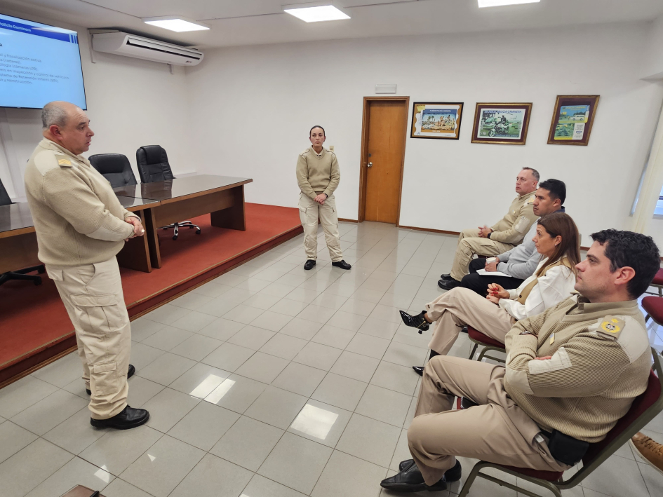 Exposición de la Dirección Nacional de Policía Caminera sobre sus cometidos