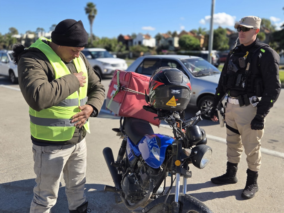 También brindaron información sobre seguridad vial y normativa