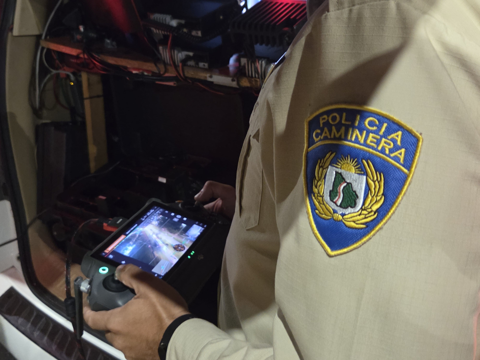 Control con el que se opera el dron