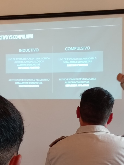 El curso contó con una parte teórica sobre capacidades sensoriales, impulsos y rasgos de carácter El curso contó con una parte teórica sobre capacidades sensoriales, impulsos y rasgos de carácter