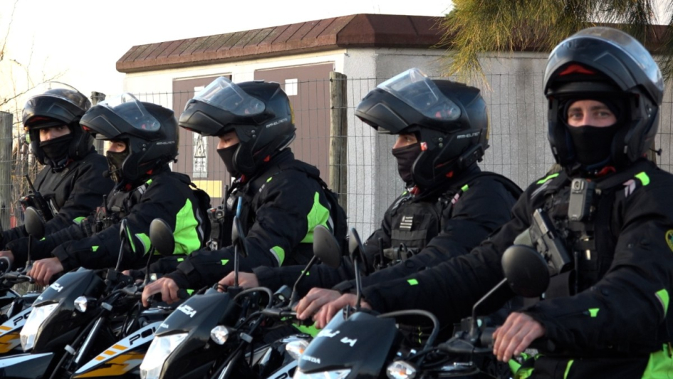 Operativo Policial Policias en moto