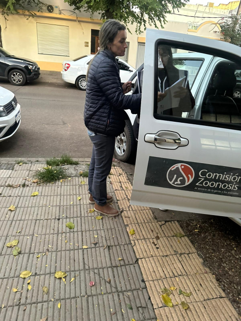 Funcionarias de la Comisión de Zoonosis de Artigas