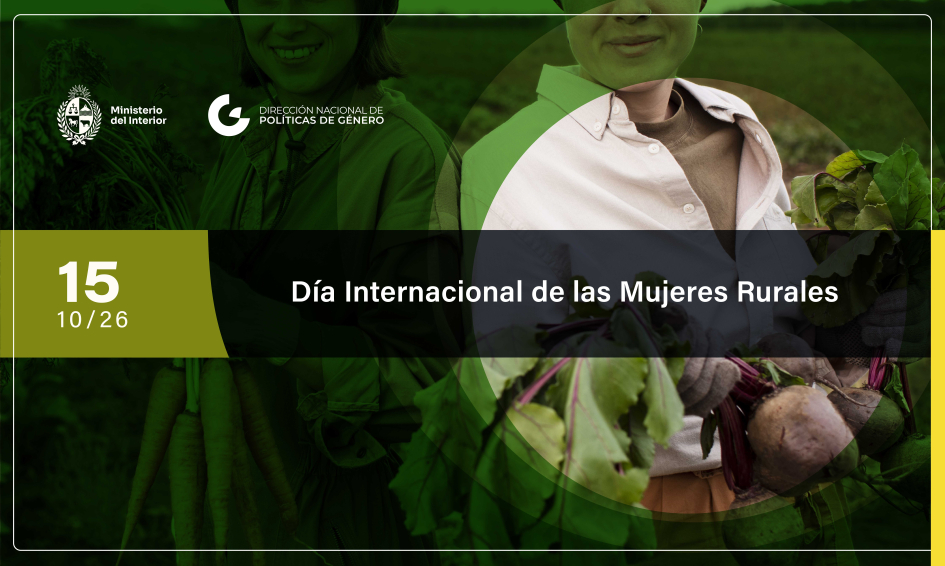 Hero 15 de octubre Día Internacional de las Mujeres Rurales Hero con foto que muestra a dos mujeres rurales