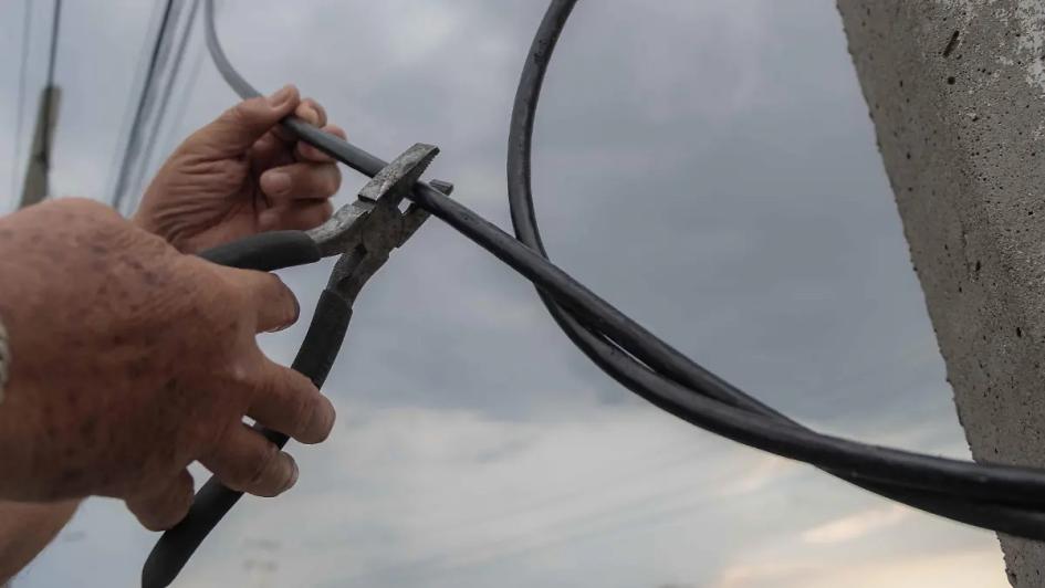 Hurto cableado público