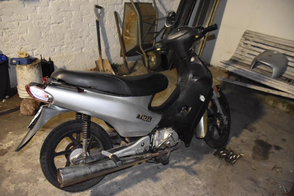Moto incautada 
