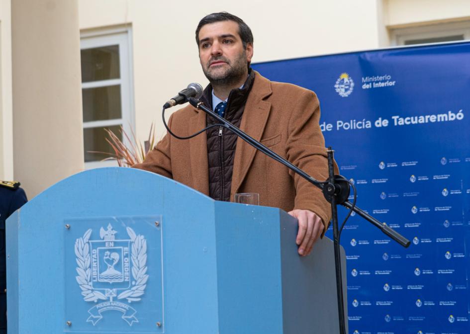 Asunción de César Tourn como jefe de Policía de Tacuarembó 