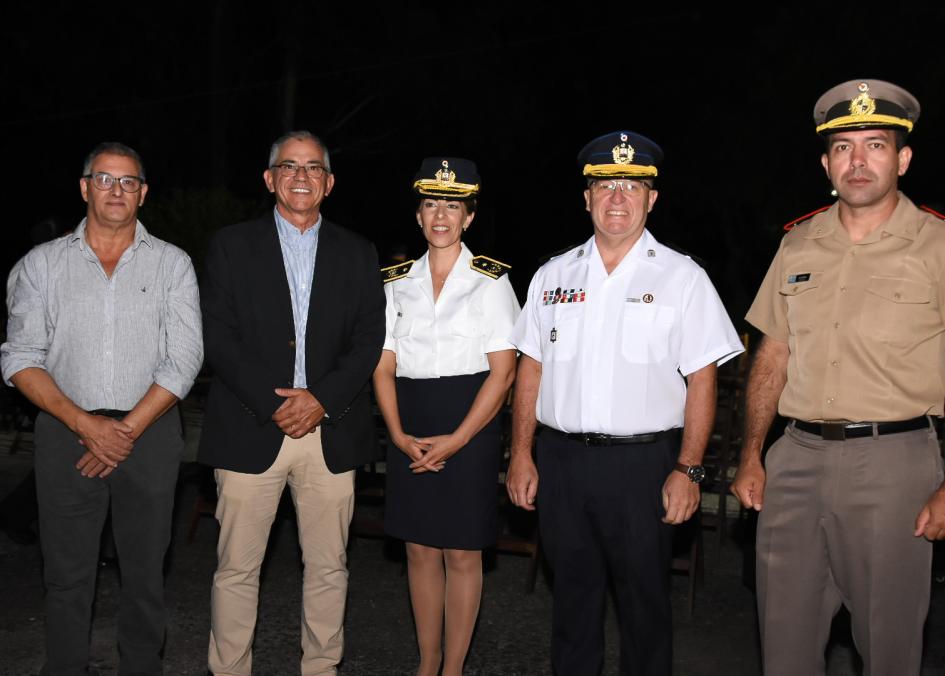 Jefe, Sub Jefe, Intendente Departamental, coordinador del Cecoed y Jefe del Grupo de Artillería 