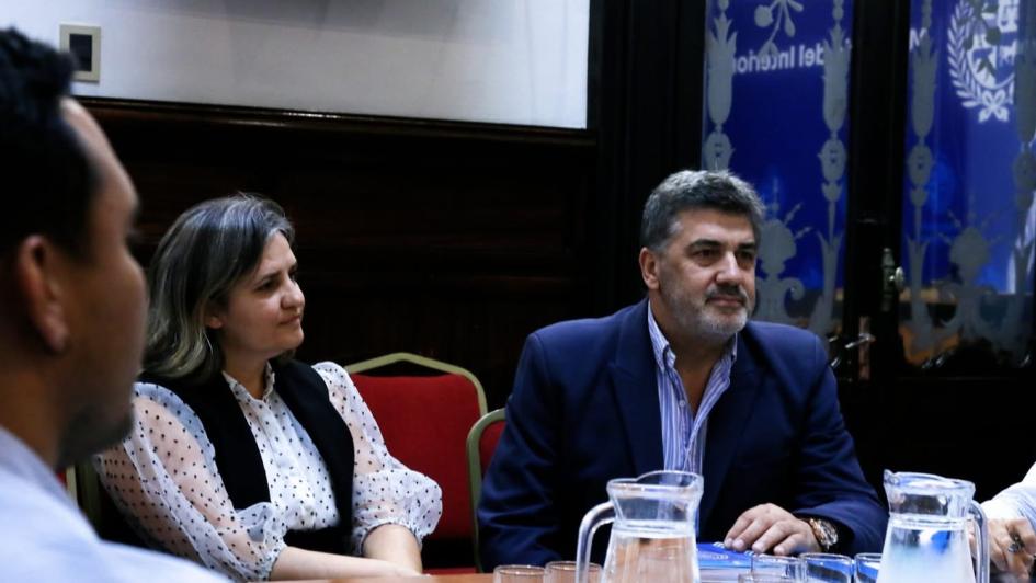 Reunión Comando DNIC con autoridades del MI