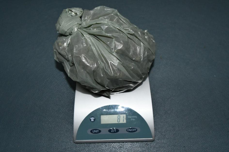 Marihuana incautada siendo pesada Incautación de drogas en Florida