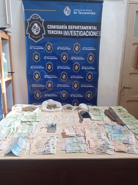 Efectos, dinero y sustancia incautada en procedimiento Efectos, dinero y sustancia incautada en procedimiento