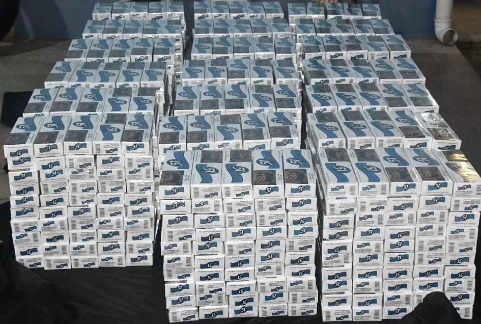 10.000 cajillas de cigarros incautados