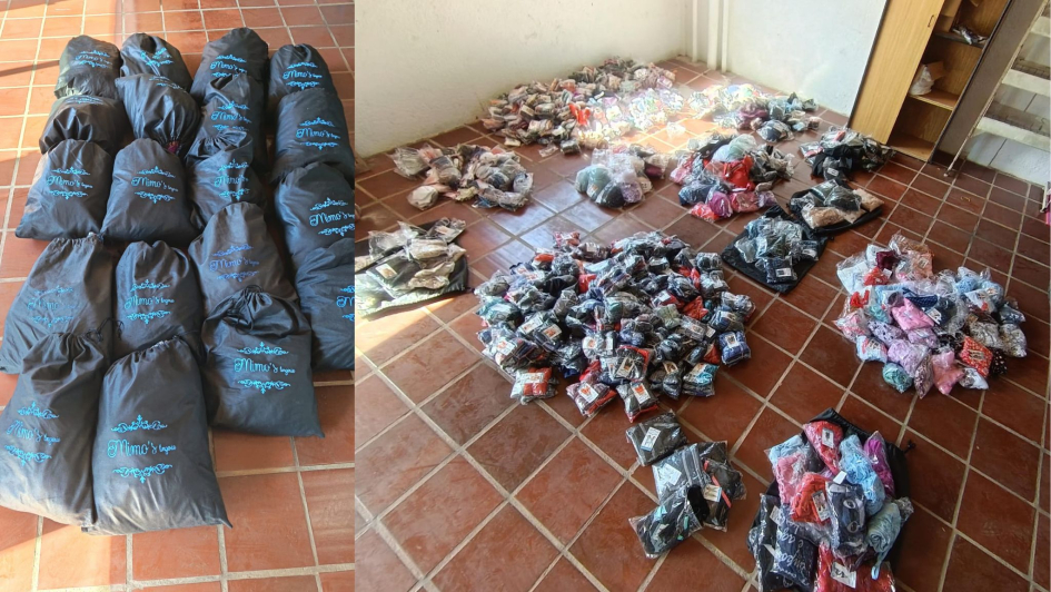 Mercadería incautada en Rivera Mercadería incautada en Rivera