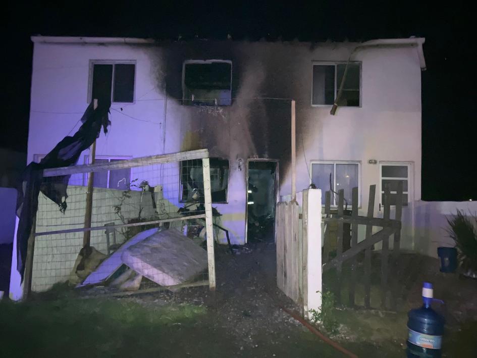 Recomendaciones de Bomberos foto incendio en San Carlos
