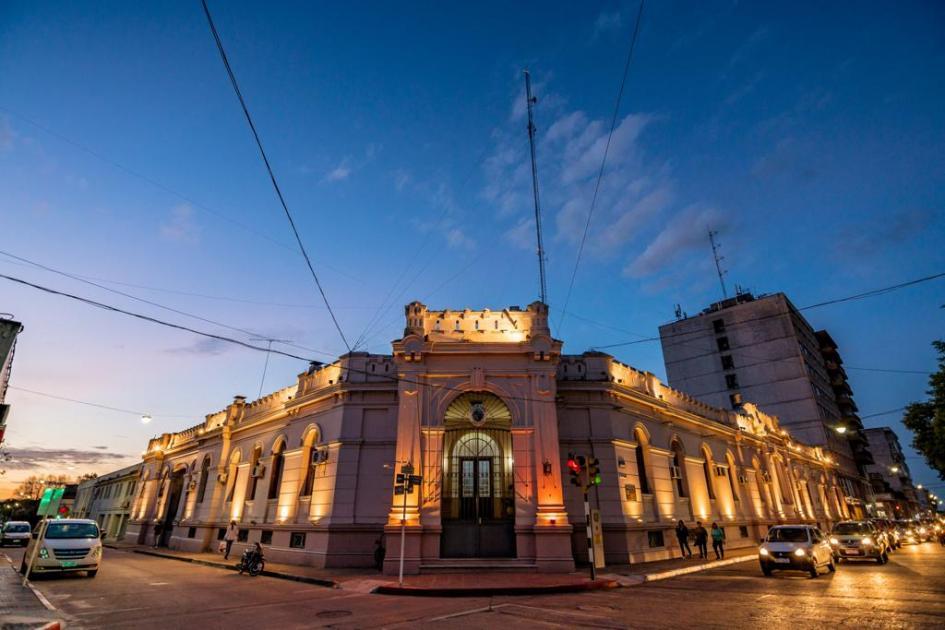 Fachada Jefatura de Policía de Flores Edificio de Jefatura de Policía de Flores