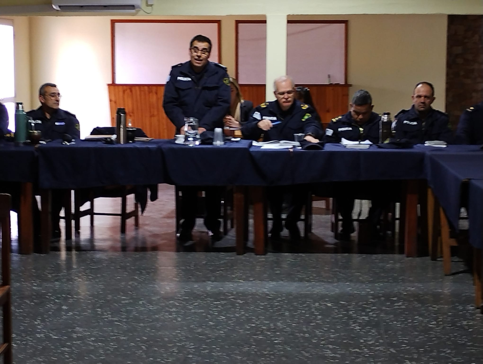 Jefe de policía de Lavalleja en apertura de reunión de trabajo 14 de agosto de 2025
