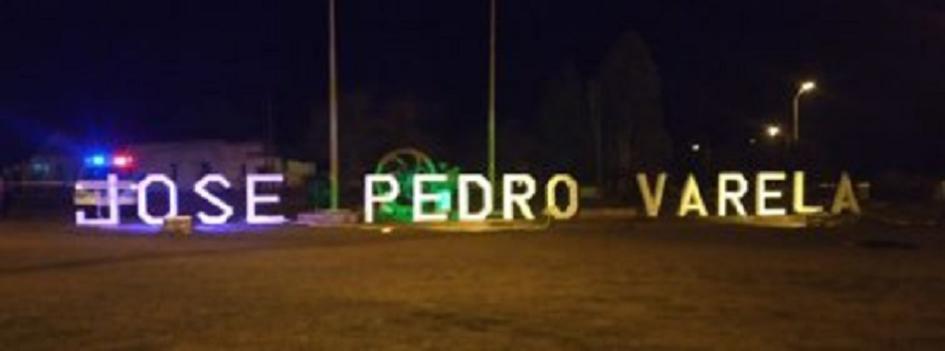 Cartel iluminado de José Pedro Varela Cartel iluminado de José Pedro Varela