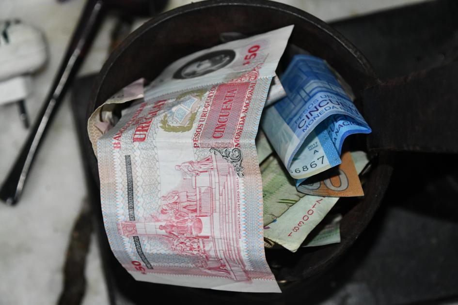 dinero incautado