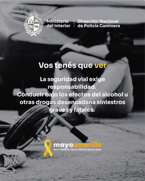 Conducir bajo los efectos del alcohol u otras drogas desencadena siniestros graves y fatales. 