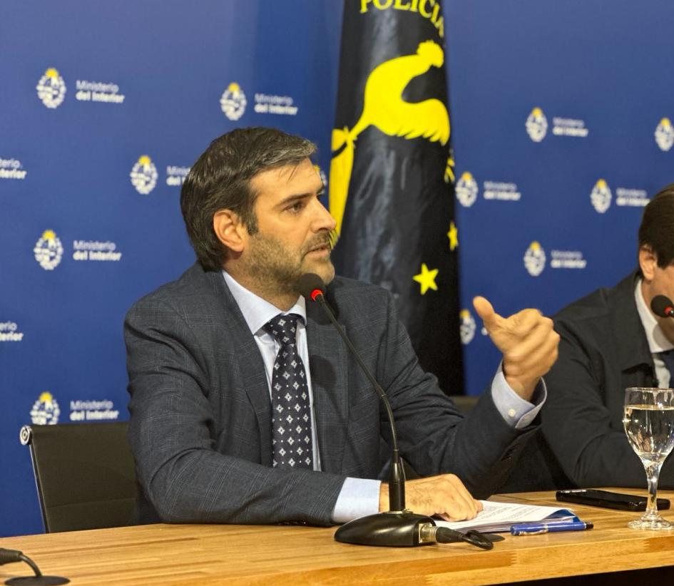 Conferencia de prensa Ministerio del Interior, AUF, AUDAF
