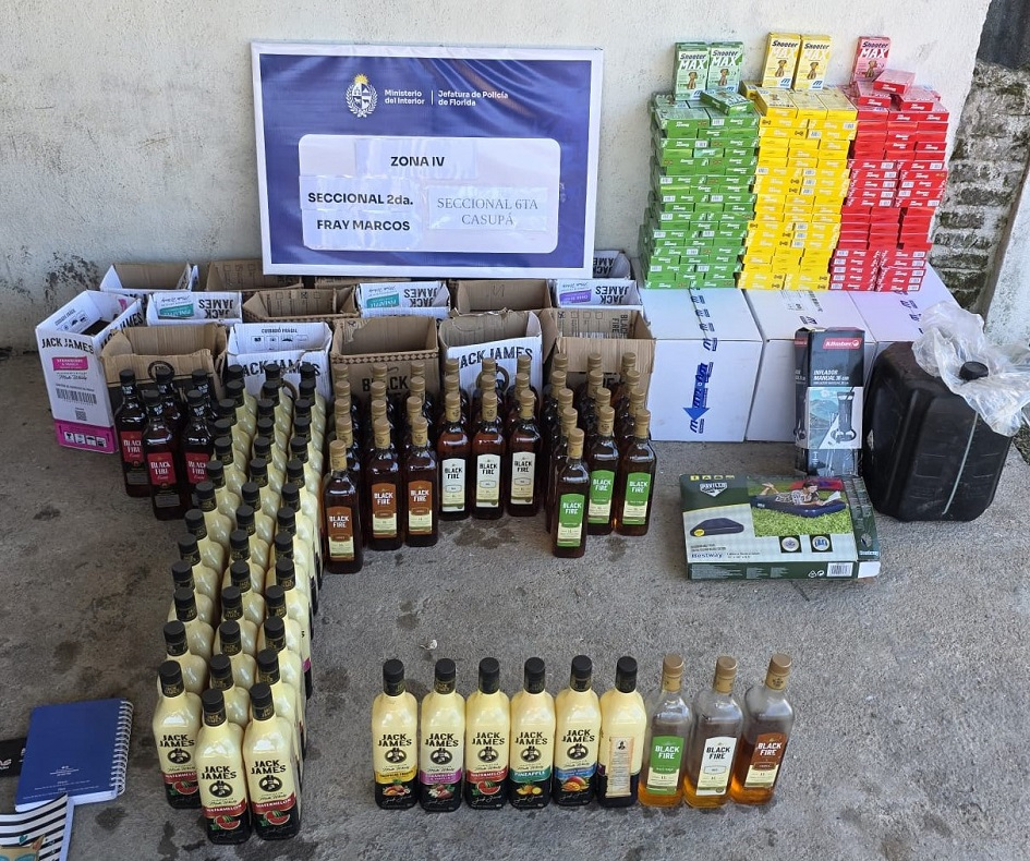 Mercadería incautada