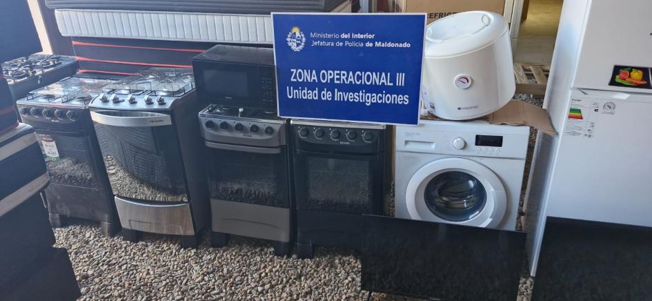 Electrodomesticos incautados