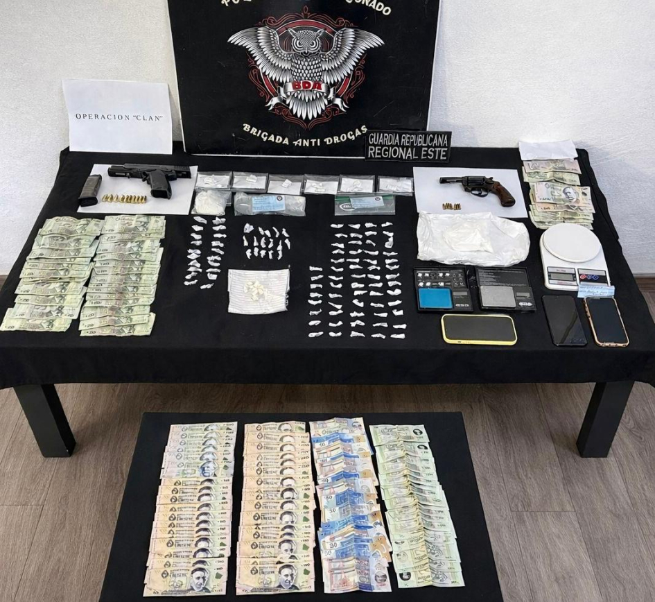 objetos incautados en los allanamientos