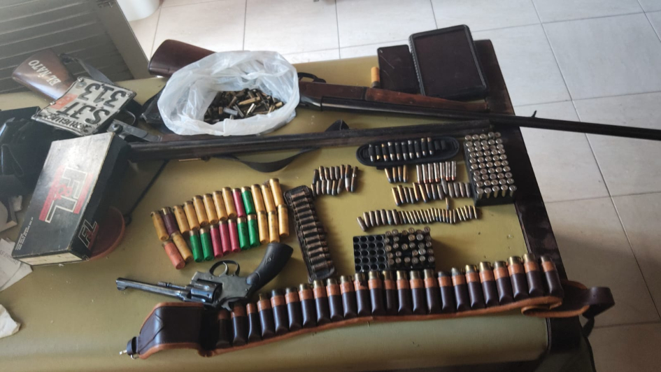 objetos incautados en los allanamientos