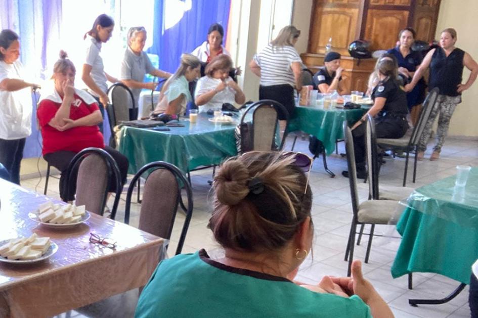 Merienda compartida. Merienda compartida.