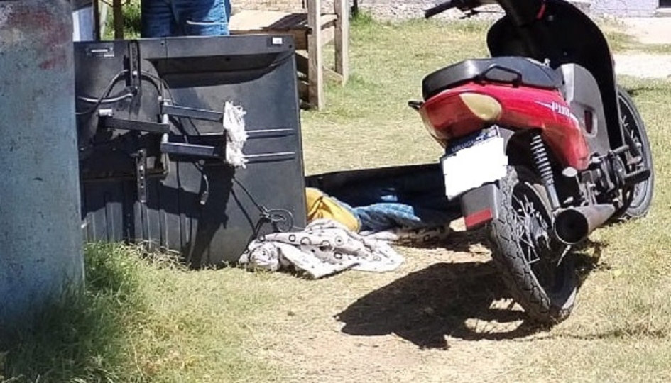 Moto hurtada incautada