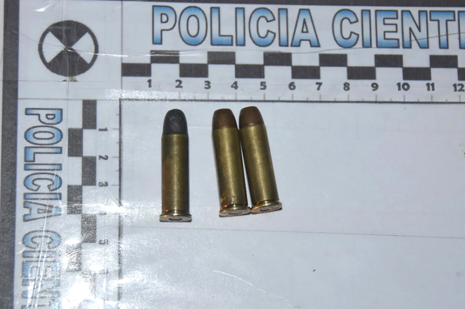 Municiones incautadas por la policía Municiones incautadas por la policía