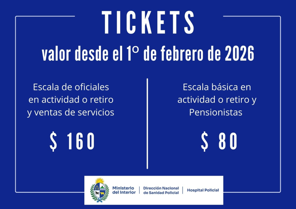 valores tickets