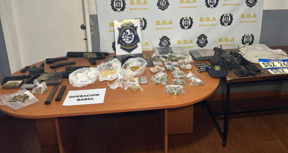 fotos objetos incautados en los allanamientos