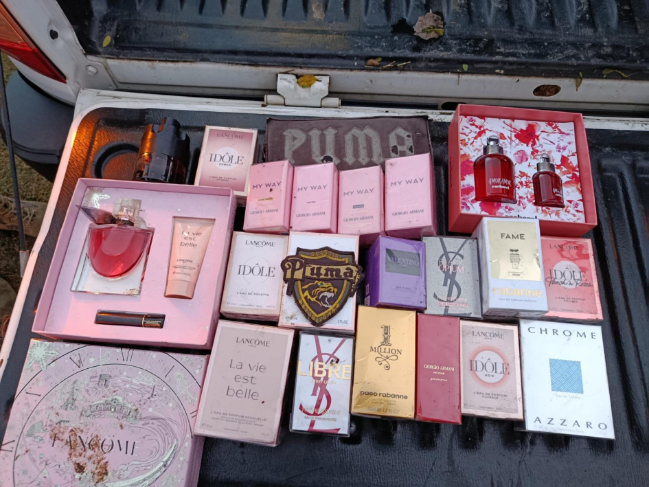 Perfumes incautados 