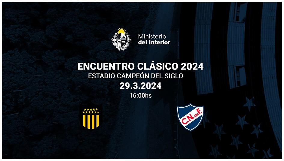 Operativo de seguridad por clásico de fútbol