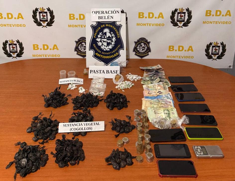 objetos incautados en allanamiento