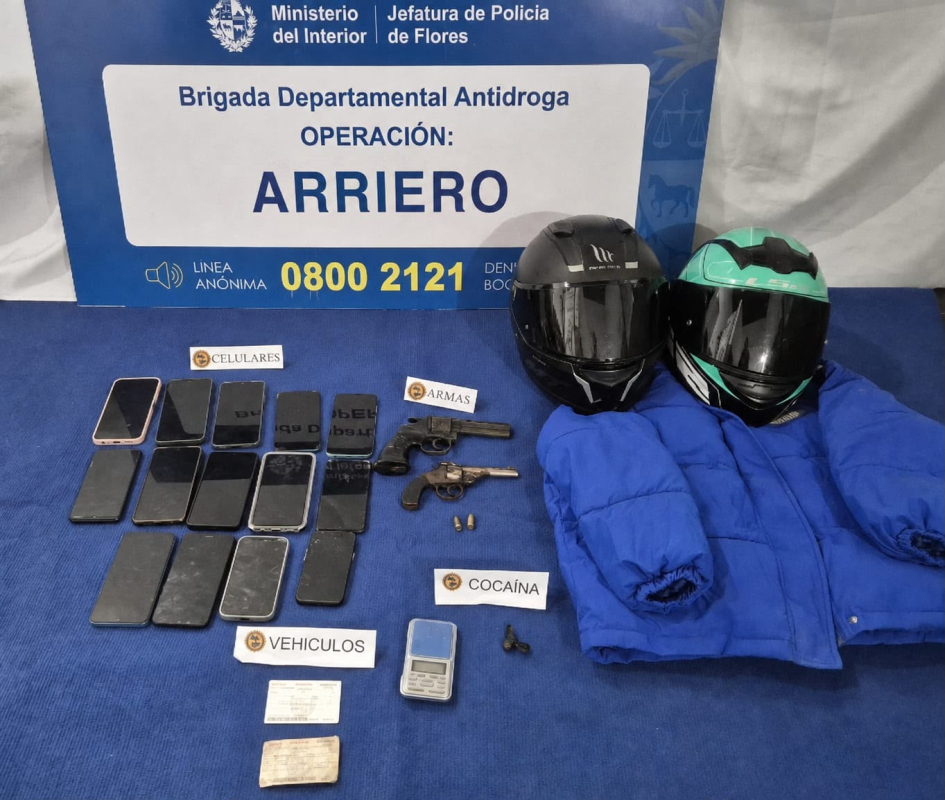 Golpe al microtráfico de estupefacientes en Trinidad Objetos incautados "Operación Arriero"