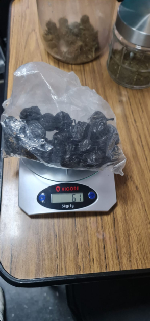 droga incautada en los allanamientos 