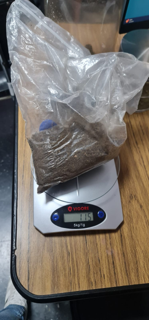 droga incautada en los allanamientos 