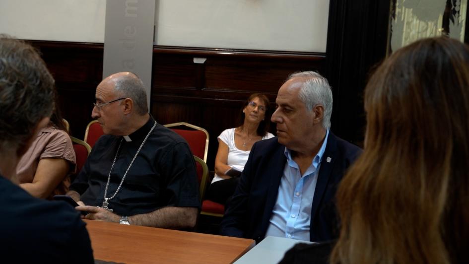 Cardenal Daniel Sturla y Presidente del Comité Central Israelita del Uruguay Cardenal Daniel Sturla y Presidente del Comité Central Israelita del Uruguay