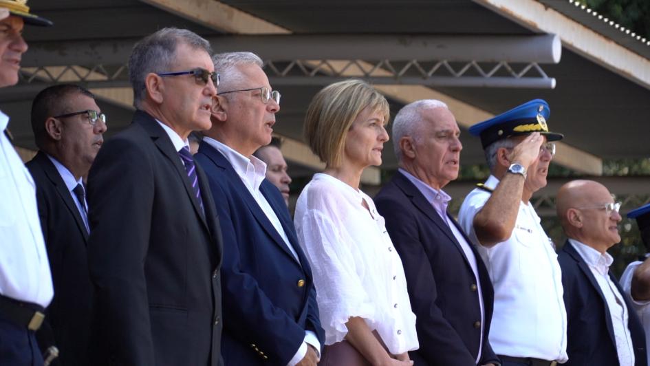 Ministro del Interior, Subsecretaria, junto autoridades ministeriales y policiales Ministro del Interior, Subsecretaria, junto autoridades ministeriales y policiales